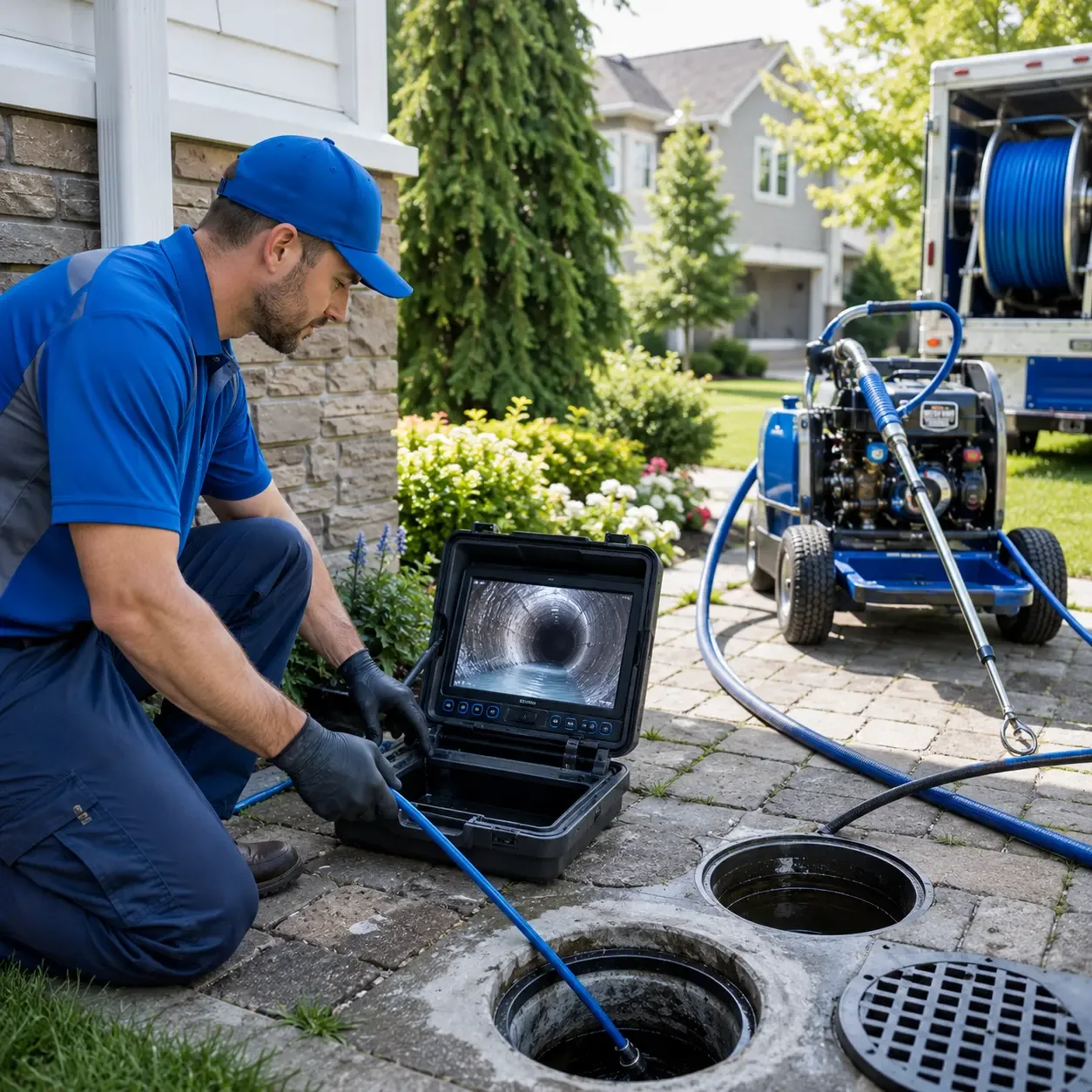 Outdoor drain cleaning professionals serving Cromona, KY